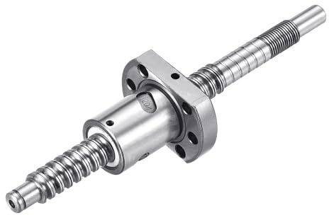 QUARKZMAN Husillo de bolas SFU1204 12mm 4mm 150mm para Mecanizado | con Tuerca de Husillo de bolas Kit de Husillo de bolas Anti Juego, de Extremo Estándar