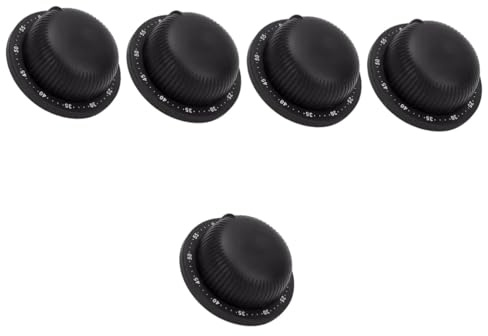 HOMSFOU 5pcs Magnetic Timer for Kitchen Classroom Study Cooking Shower Egg Exercise Timer