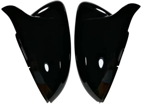Rückspiegelkappe Für VW Für Golf 7 Für MK7 7.5 Für GTD Für R Für GTI Für GTE 2013-2020 Schwarze Seitenspiegelabdeckung Im Fledermausstil Spiegelkappen