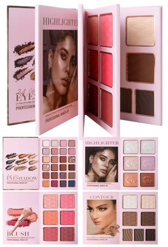 Make-Up Buch Palette, Wasserfeste Lidschatten, Langanhaltendes Make-Up-Palette-Set, Für Täglichen Einsatz Party Geburtstag Dates Fotoshootings Hochzeit Event Arbeit Frauen Bräute