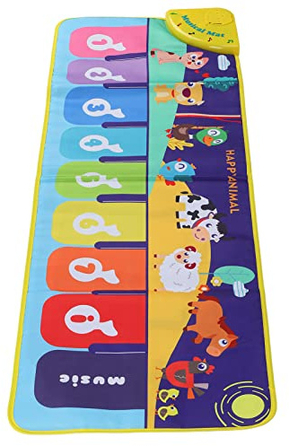 Tapete de Baile Musical para Niños | Juguete Educativo de Música Antigua | Tapete para Gatear para Ejercicios Divertidos | Luces Coloridas para Niños a Partir de 3 Años