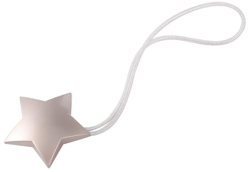 Homoyoyo Fermatende Magnetici a Forma di Stella Design Decorativo, Facili da Applicare per Tende in Casa, Ristoranti e Negozi Senza Foratura