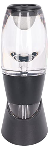 Uadme Carafe à Vin à Whisky, Carafe A Decanter Vin Aérateur de Vin Rouge Aérateur De Vin Accessoires de Vin Rouge avec Filtre à Mailles pour Vin Alcool Scotch Bourbon Brandy