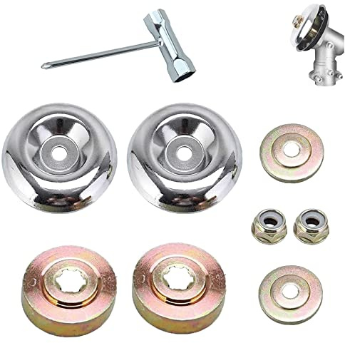 Slukueda 9 Pezzi Accessori Per Decespugliatori In Metallo Decespugliatore Accessori Metallo Fissaggio per Macchina Per L'Irrigazione