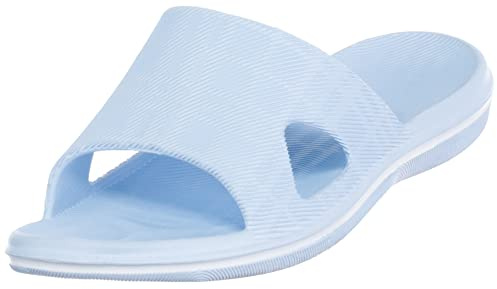 Brandsseller Dambadskor, badtofflor, badtofflor, strandskor, uni, Ljusblå, 38/39 EU