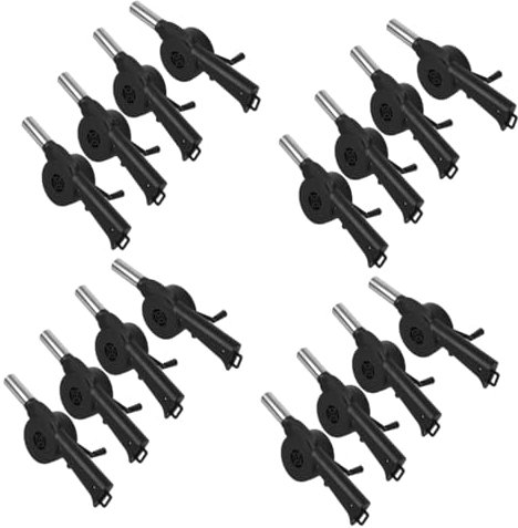 Milisten Lot De 4 Mini Ventilateurs Portables Pour Barbecue Équipement De Soufflage De Feu Extérieur 4 Pièces X 4