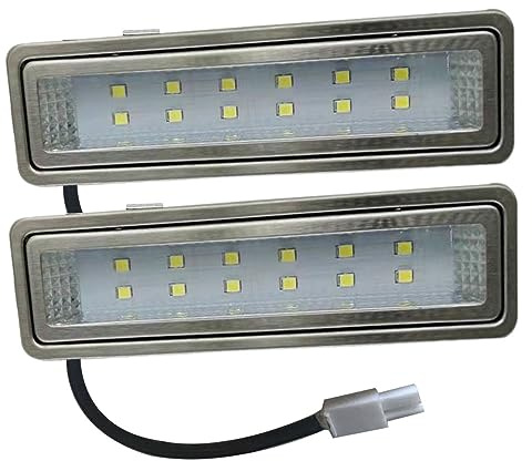 Hohota Ampoule de cuisinière 12V DC, 2 pièces, 1.5W, 120mm, sous la gamme d'armoires, lampe de ventilateur d'extraction de conduit(With EL connector)