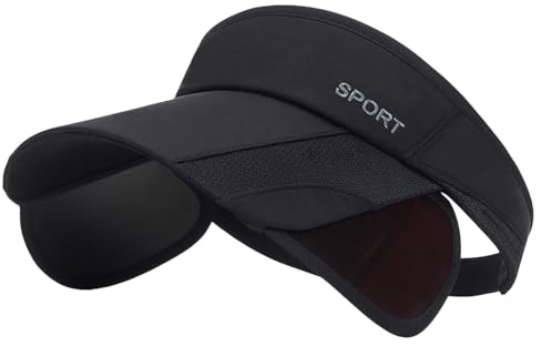 Générique Visière Femms, Respirant Anti-UV Casquettes Visières avec Bord Rétractable Casquette Visières de Soleil Femmes Filles pour Golf Tennis Running Cyclisme Activités Extérieures
