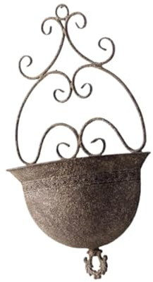 Sharplace Fioriera Classica da Appendere alla Parete in Stile Rustico, Ideale per Un Uso Interno Ed Esterno in Stile Rustico, Grande
