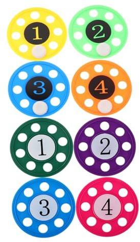 ORFOFE Dive Disc for Swimming Pool Underwater Training Discs Develop Diving Skills and Math Logic Summer Water Game Supplies for Fun Pool Activities