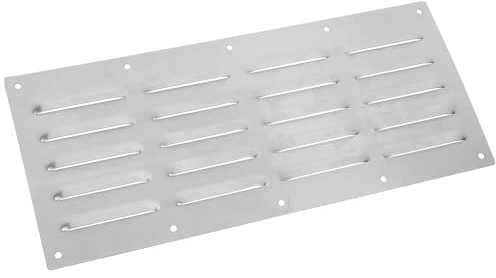 EXCEART Panel de Ventilación Decorativo Rejilla de Ventilación Versátil y Fácil Instalación de Acero Inoxidable para Exteriores Adecuado para Hogares y Restaurantes