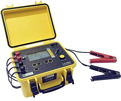 Chauvin Arnoux Ca6240 Test Equipment Microhmmeter est livré avec 10 A Mène, P01101794