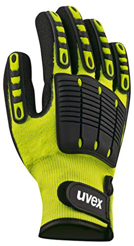 Uvex Synexo Impact 1 Schnittschutzhandschuhe - Gelb-Schwarz - Gr 07 (S)