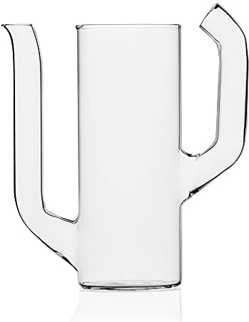 Ichendorf Milano Brocca 2 Trasparente | Collezione Cactus | 115 cl | Vetro Borosilicato | Fatto a Mano
