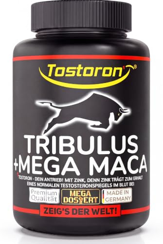 Tostoron TOP TRIBULUS + MEGA MACA Kapseln hochdosiert - 120 Kapseln, 1x100g
