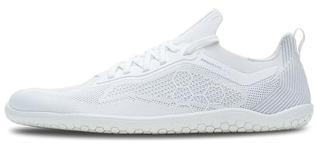 Vivobarefoot Men's Primus Lite Knit Running Shoe, Bright White, 11