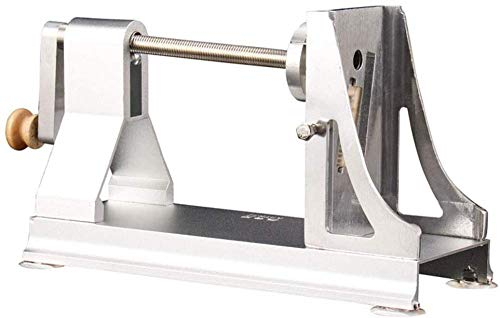 YZJSSL Coupe-Julienne en Spirale de légumes en métal, 3 Lames en Acier Inoxydable, Base d'aspiration Manuelle, spiraliseur de Pommes de Terre de Style Japonais pour Spaghettis aux courgettes, Argent