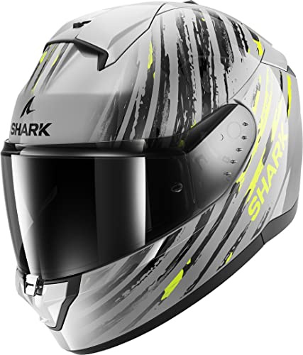 SHARK, Integraler Motorradhelm RIDILL 2 ASSYA Grey/Yellow SAY, L