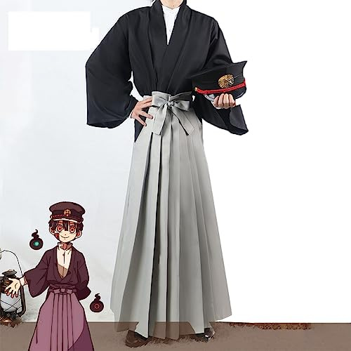 Xinchangda Yugi Amane - Costume per cosplay, costume da bagno con scritta in lingua inglese Hanako Kun, set completo per cosplay, costume da kimon, Halloween e feste di carnevale