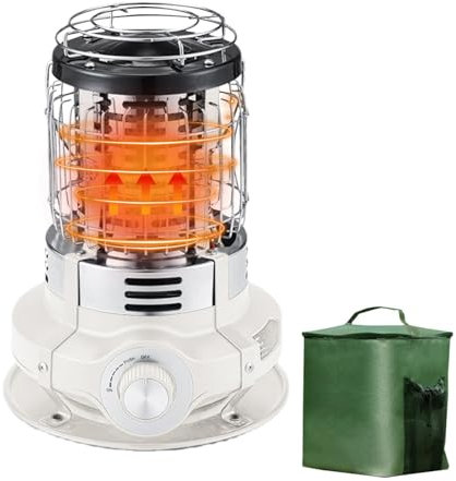 Riscaldatori da esterno per patio,Riscaldatori da patio per uso esterno, Riscaldatori per garage, Stufe da giardino per esterni Stufa elettrica leggera per garage da 1500 W per esterni e interni