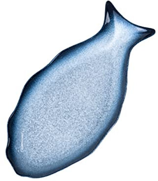 Cabilock 12 de Pescado de Cerámica Camarón Plato de Pescado Sirviendo Frutas Plato de Vapor de o Pastel Grande para Servir Magdalenas Decoración Tabla de Queso con Bandeja de