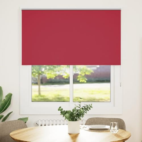 Rollo Verdunkelungsrollo rot 120x130 cm Stoffbreite 116,6 cm Polyester