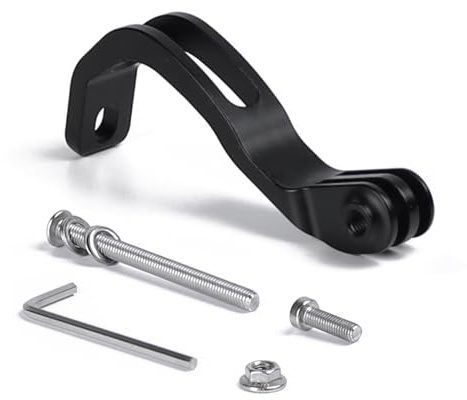 YYunying Fahrradlicht-Halterung, Gabelhalterung, kompatibel mit Bromp ton Dahon Falträdern, Schwarz