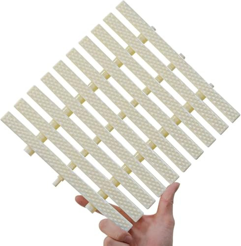 Rejilla de plástico para Piscinas Rejilla de Piscina con Filtro de Drenaje Flexible y rebosadero for Ducha (Ancho 20 cm - 1 Unidad) Cubierta de Piscina de Composite