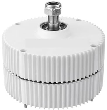 Aerogenerador Eolico, Generador de imán permanente de baja RPM, turbina eólica artesanal, alternador pequeño de 1kW, 1000W, 12V, 24V, 48V, uso for granja doméstica(No Base,SINGLE SHAFT_12V_1000W)