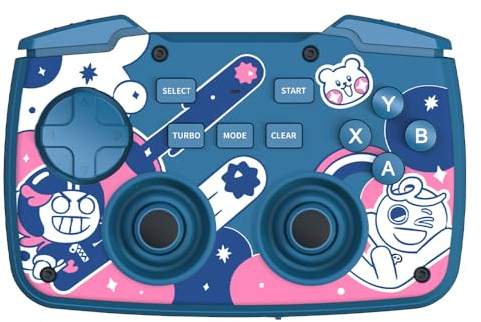 FUNDIAN 1 manette de jeu Bluetooth CookieRun édition limitée, télécommande sans fil compatible avec smartphone, ordinateur portable, tablette, PC, iPhone, iPad, Nvidia Shield TV, Chromecast avec