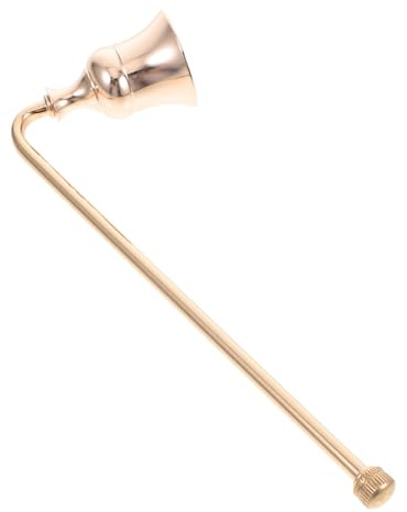 CLISPEED Kerzenlöscher mit Langem Griff aus Aluminium Komfortabler Handgriff Breiter Kopf für Löschen von Duftkerzen Teelichtern und Aromatherapie Kerzen Langlebiges Zubehör für Zuhause