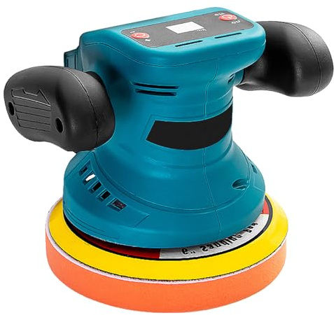 Polisseuse Électrique 3 Vitesses Réglables Pour Le Polissage Du Marbre Et Du Cirage De Voiture Outil ABS Léger Avec Machine De Polissage Excentrique À Poignée Ergonomique