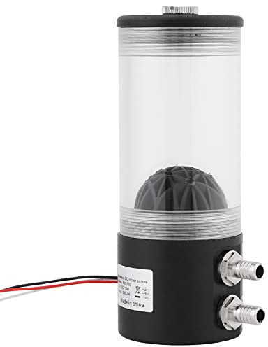 YDuupxe Kit di Raffreddamento Combinato Serbatoio Pompa, di Raffreddamento Ad Acqua Integrato, Prestazioni a Basso Rumore, Portata di 500 L/h, Ideale per PC da Gioco e Progetti Fai da Te