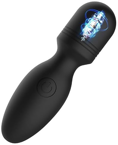 Mini Vibromasseur de Poche 8cm - Vibrateur de Clitoris Taille Rouge à Lèvres - 10 Modes de Vibration Puissants - Masseur Thérapeutique Portable & Discret - Silicone Médical & Étanche IPX7