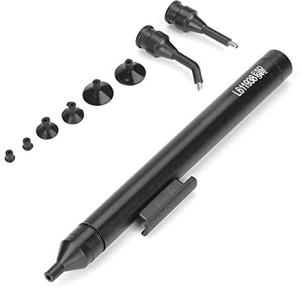 Outil de Prélèvement à Souder Stylo à Ventouse à Vide de Précision 2 Aiguilles 3 Buses pour IC SMD