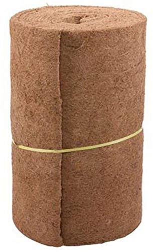 luckything Disque De Paillage Chanvre, Disque De Paillage Coco, Protection en Pot, Tapis De Protection pour L’Hiver, Protection Hivernale pour Pot De Fleurs en Fibres De Noix De Coco, 85X60CM