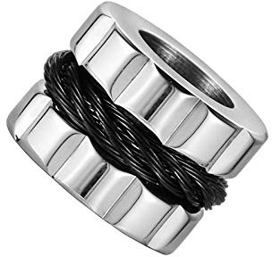 Beads Perlen Bart Perle Edelstahl DIY Metall Großloch 6mm Designperlen CNC Firestone Beads Nr.16