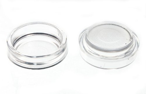 One Stop DIY 4 x Möbeluntersetzer, klein, transparent, 45 mm
