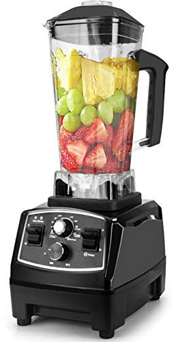 DSDD Batidora/batidora de Batidos, licuadora de mostrador con Jarra de Vidrio sin BPA y 6 Cuchillas de Acero Inoxidable Procesador de Alimentos Fruta congelada o sopas calient