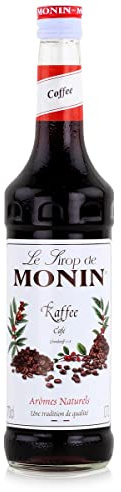 MONIN Sirup Kaffee 0,7 l | Intensiver Kaffeegeschmack für Latte, Milchkaffee, Dessertkreationen und Coffee Cocktails - vielseitig einsetzbar