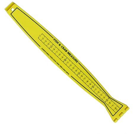 Fischmessbrett, 80 cm, zusammenklappbares Angel-Lineal, gefaltet auf 38,1 cm, leichtes Anschlagbrett, Fischlineal, Angelausrüstung, Zubehör für Boot, Kajak, Gelb