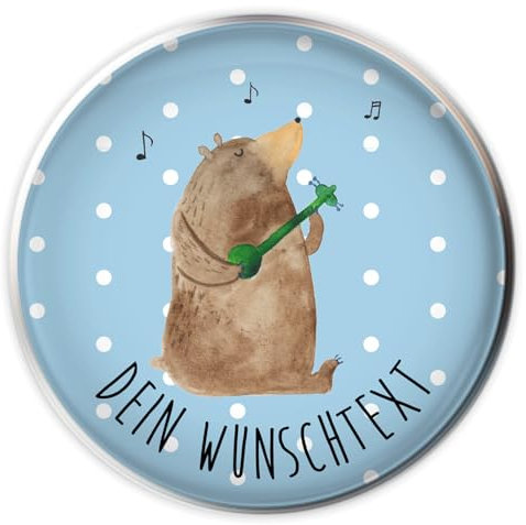 Mr. & Mrs. Panda Stöpsel Waschbecken Bär Gitarre - Personalisierte Geschenke, Abfluss Stopfen, Selbst Gestalten, Teddy, Wunschtext, Personalisierung
