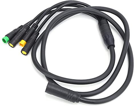 Alomejor 1 T4 Elektro Fahrrad Kabel Kabelbaum Wasserdicht Gear Sensor Verlängerung Kabel Elektro Fahrrad Zubehör mit IP65 Bewertung für Mid Motor