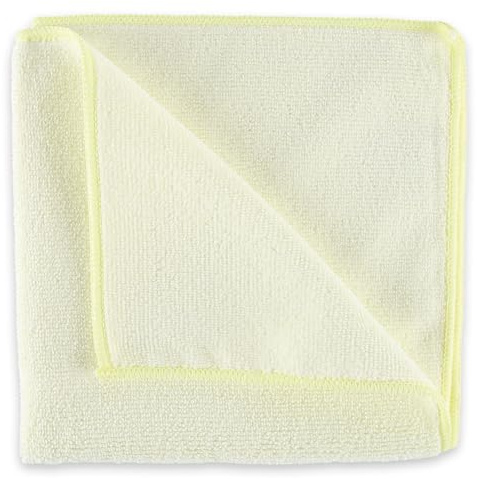 50 Stück Hygoclean Mikrofasertücher Micro Master Premium | Polyester/Polyamid, gelb, L: 40cm, B: 40cm, Karton, Mikrofasertücher, Reinigungstuch, Putztuch