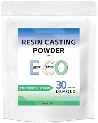300/500g/1000/2000g Resina Casting Polvere Resina Intonaco Polvere Resina Ceramica Gesso Polvere Per Artigianato Silicone