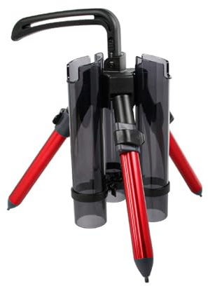 Porta canna - Canna da pesca | Tripod Fishings TIDS Portapacchi | Treppiede Fishings in lega di alluminio | sospetto in piedi a terra, portapesca da pesca, organizzatore di aste portatili, Gara