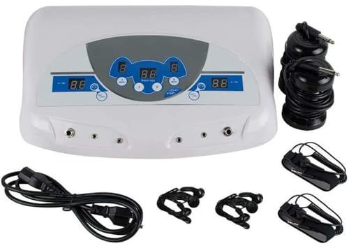 LIULIQ Dual-Ionen-Fußbad-Entgiftungsgerät, Entgiftungs-Ionen-Fußbad-Ionen-Spa-Gerät Mit 2 Ionen-Köpfen Und 2 Armbändern, Digitalem Display, 3 Fußbad-Modi Für Zellaktivierung Und Fußpediküre
