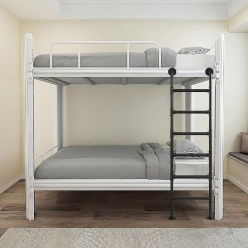 Verstellbare Etagenbettleiter, 1 - 3 m, Stehleiter für Dachboden, Dachboden, Garage, Feuer, Flucht und Egress, 170,2 cm, Eingangsleiter für Fensterbrunnen und sicheres Design