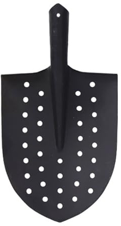 Heavy Duty Carbon Steel Sifting Spade Head Shovel for Agricultural Soil Filtering and Drain Sewer Cleaning Tool Leaking Soil Scooper for Farming