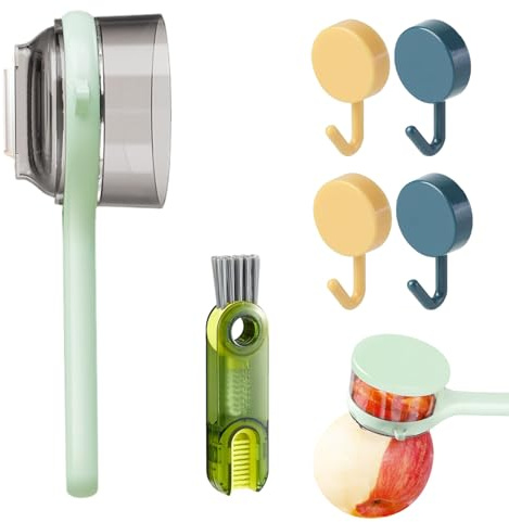 Fruit and Vegetables Peeler with Storage Box and Brush Multifunctional Potato Peeler with Container Carrots Peeling Tools for Kitchen